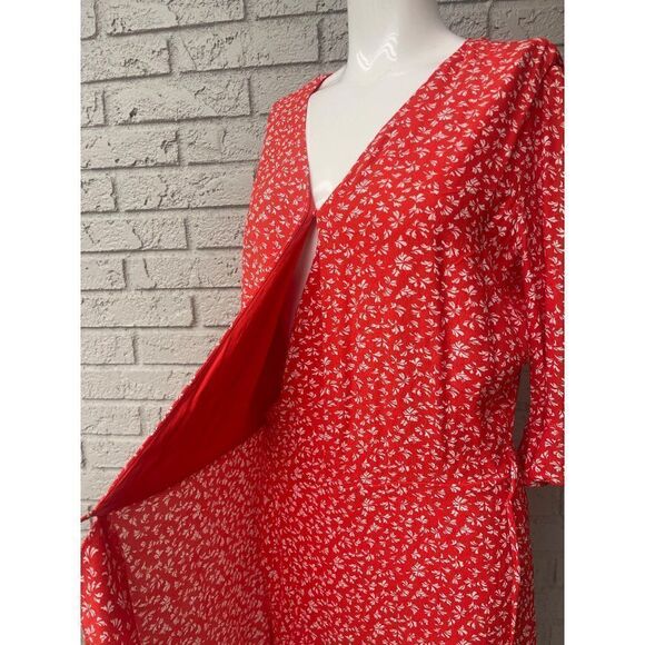 Loft Faux Wrap Floral Print Skort Romper Dress Size S - Picture 11 of 14